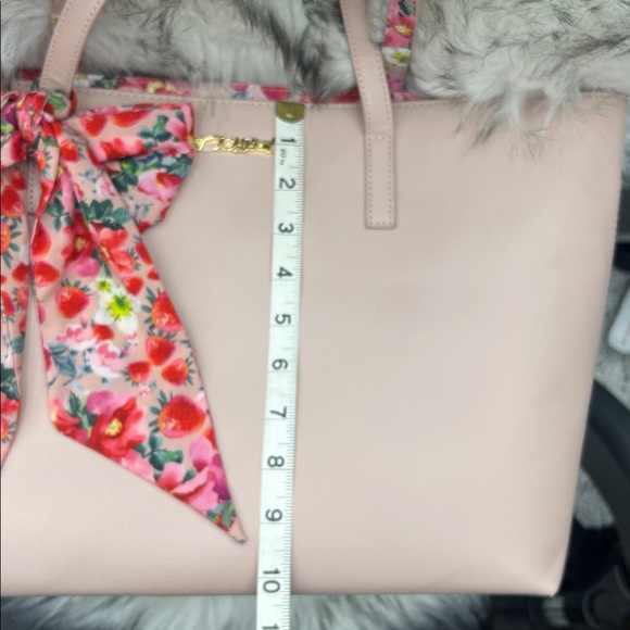 Betsey Johnson Pink Tote with Floral Bow - Picture 15 of 15